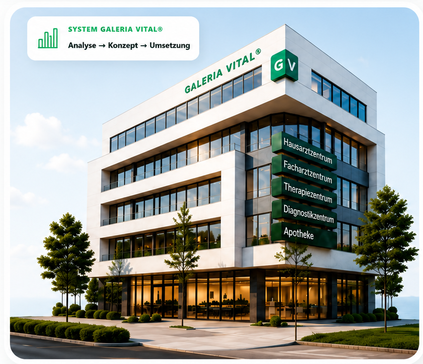 Moderner Galeria Vital Gesundheitsstandort